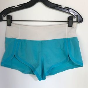 Lululemon Run Speed Shorts Size 2 Sky Blue